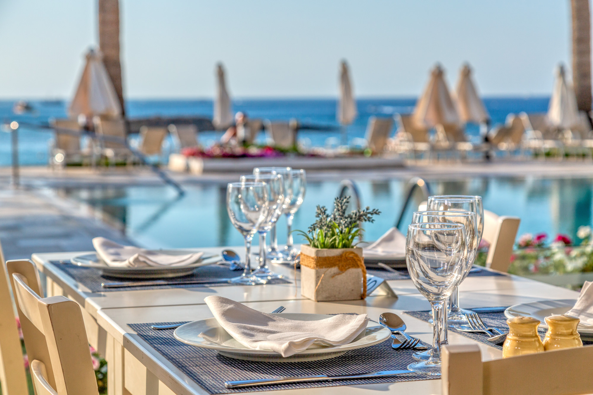 Nausicaa Beach | Sea View Hotel Cyprus | Taverna
